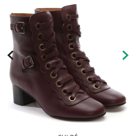 Chloe Orson ankle boots in smooth calfskin - Picture 2 of 5